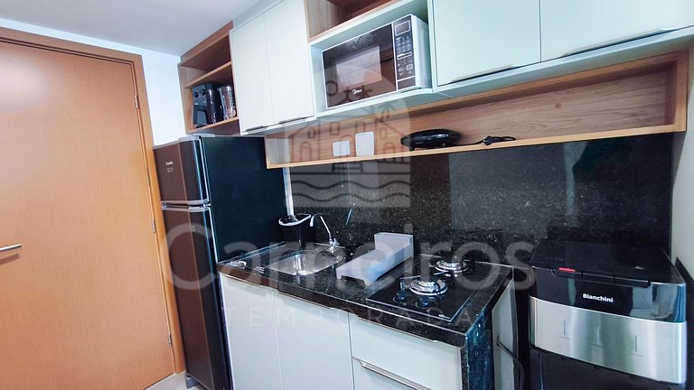 Studio no Carneiros Atlântico - Pé na areia (D009)