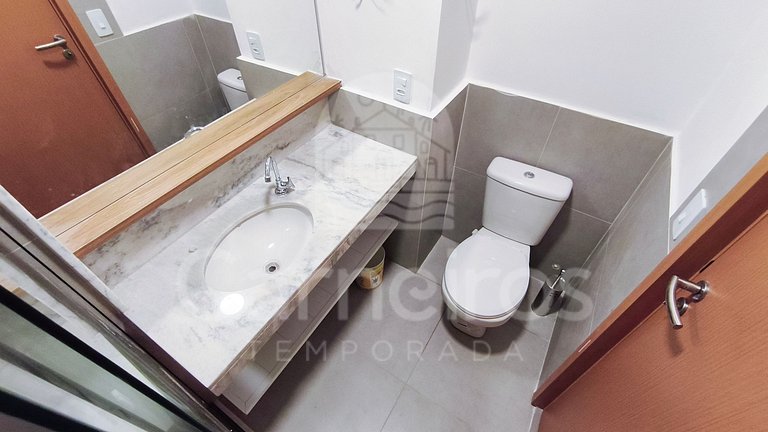 Studio no Carneiros Atlântico - Pé na areia (D009)