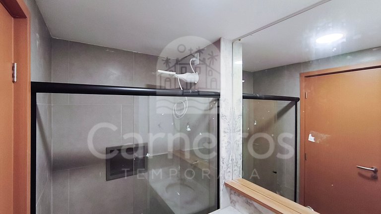 Studio no Carneiros Atlântico - Pé na areia (D009)