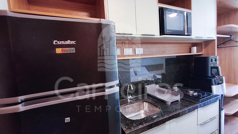 Studio no Carneiros Atlântico - Pé na areia (D132)