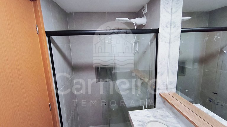 Studio no Carneiros Atlântico - Pé na areia (D132)