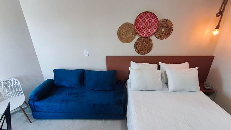 Carneiros | Studio Moderno | 5min do Mar (B19-2)