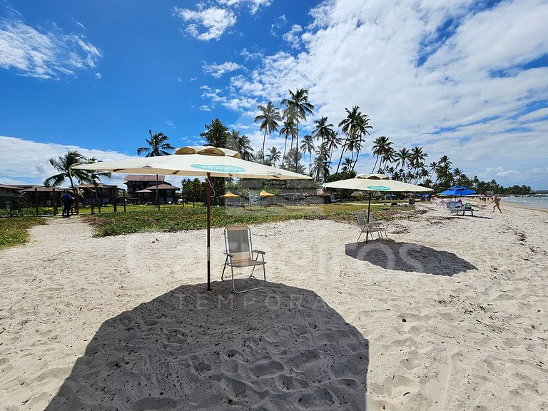 Studio no Carneiros Atlântico - Pé na areia (D324)