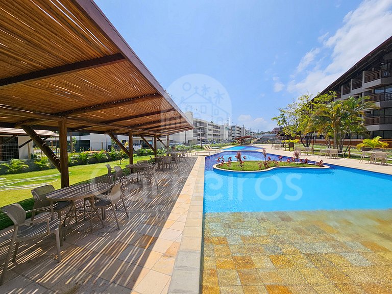 Studio no Carneiros Atlântico - Pé na areia (D232)