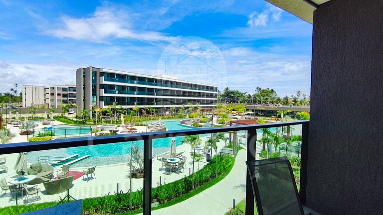 Studio Vista Piscina no Beach Class Verano (A04-3)