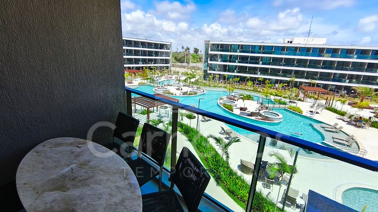 Studio Vista Piscina no Beach Class Verano (B14-3)