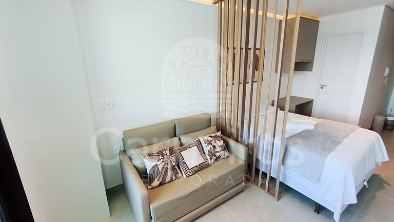 Studio Vista Piscina no Beach Class Verano (B14-3)