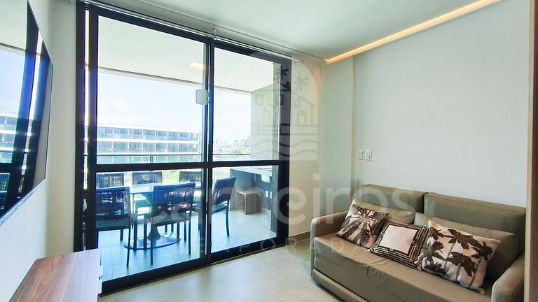 Studio Vista Piscina no Beach Class Verano (B14-3)