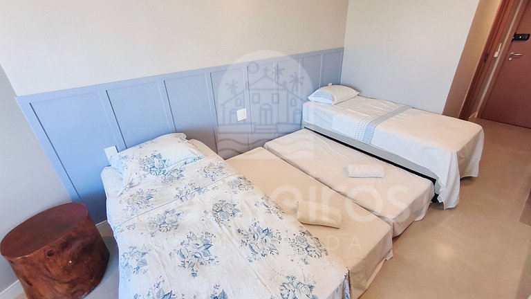 Studio no Carneiros Atlântico - Pé na areia (D232)