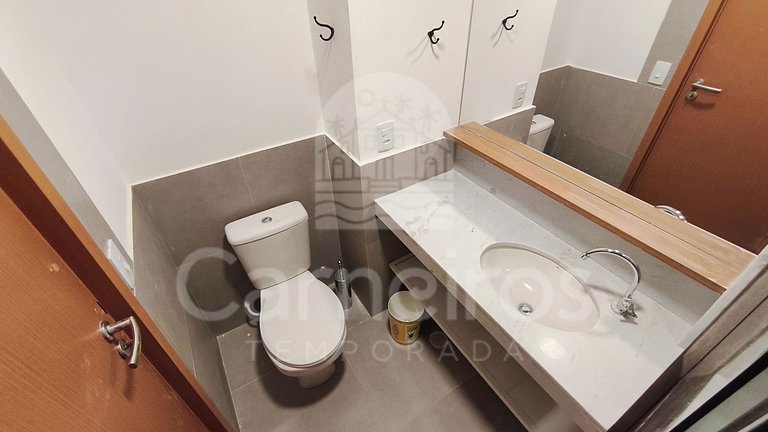 Studio no Carneiros Atlântico - Pé na areia (D206)