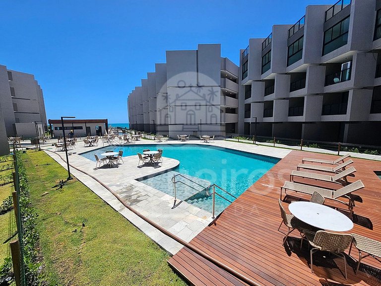 Studio Beira-Mar no Nomar Beach (B03-C)