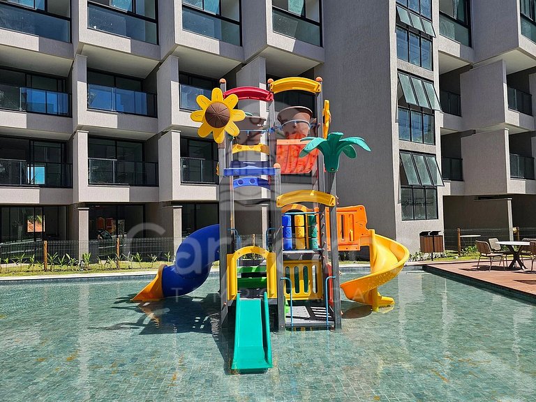 Studio Beira-Mar no Nomar Beach (B03-C)