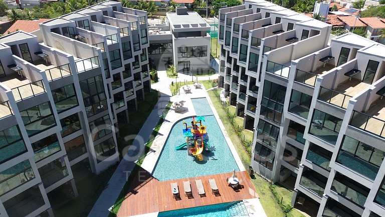 Studio Beira-Mar no Nomar Beach (A20-D)