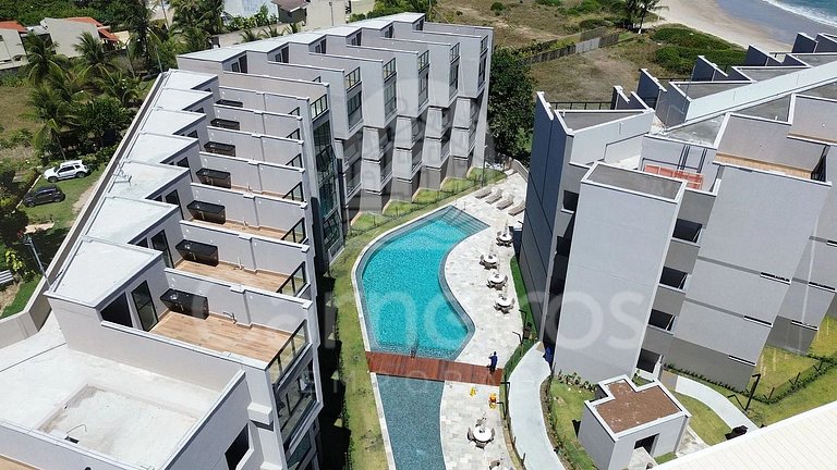 Studio Novo - Praia dos Carneiros-À beira-mar(A09-D)