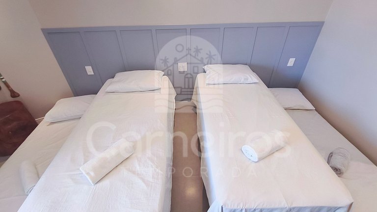 Studio no Carneiros Atlântico - Pé na areia (D232)