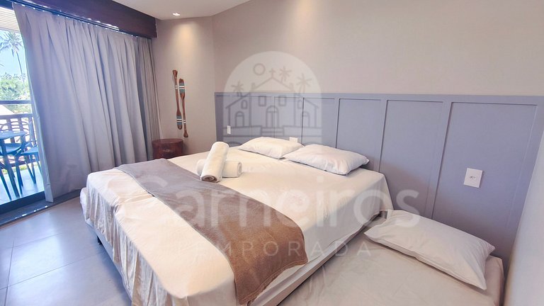 Studio no Carneiros Atlântico - Pé na areia (D232)