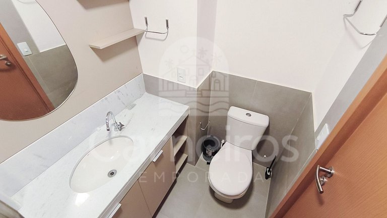 Studio no Carneiros Atlântico - Pé na areia (D208)