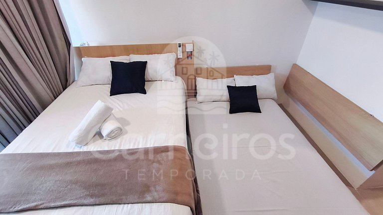 Studio no Carneiros Atlântico - Beira-Mar (D225)