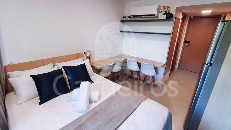 Studio no Carneiros Atlântico - Beira-Mar (D225)