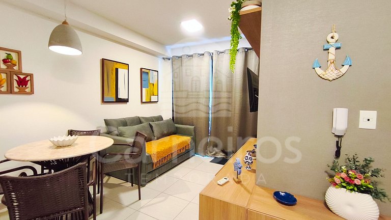 Flat 02 Quartos - Cupe Beach Living (00E)
