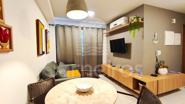 Flat 02 Quartos - Cupe Beach Living (00E)