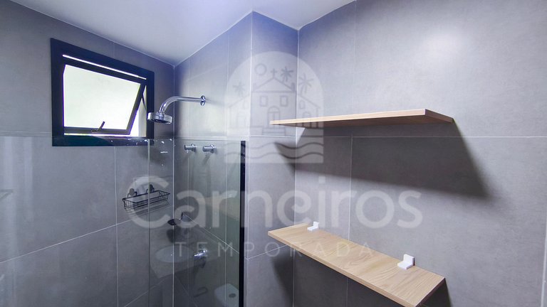 Studio Vista Piscina e Mar Lateral - Nomar (B09-D)