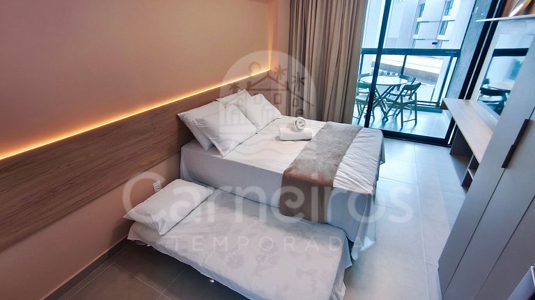 Studio Vista Piscina e Mar Lateral - Nomar (B09-D)