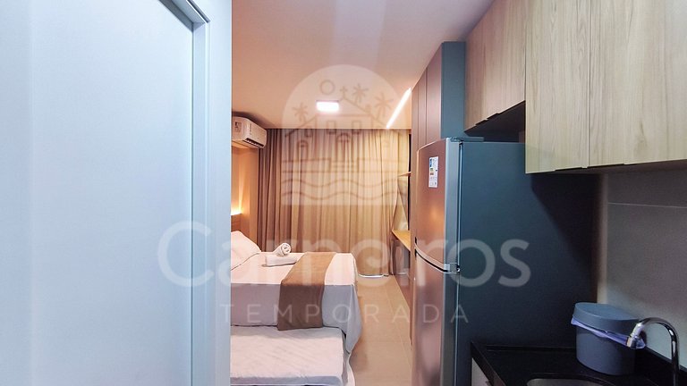 Studio Vista Piscina e Mar Lateral - Nomar (B09-D)