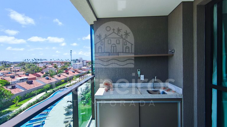 Flat no Beach Class Summer Residence (C12-5)