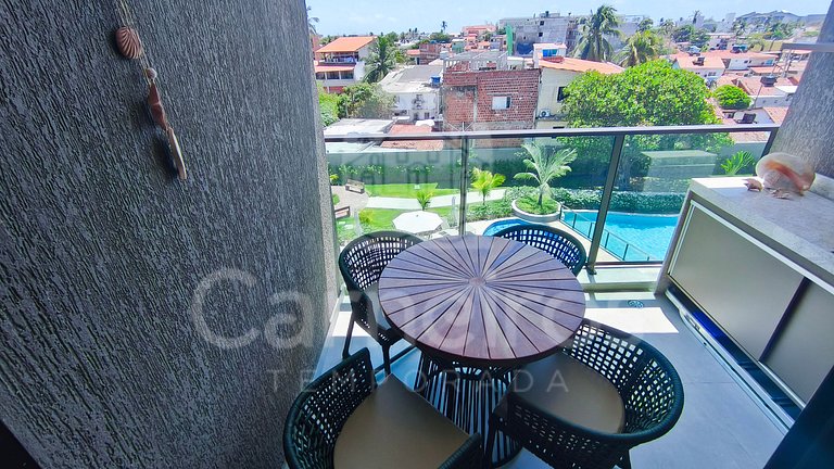 Flat no Beach Class Summer Residence (C12-5)