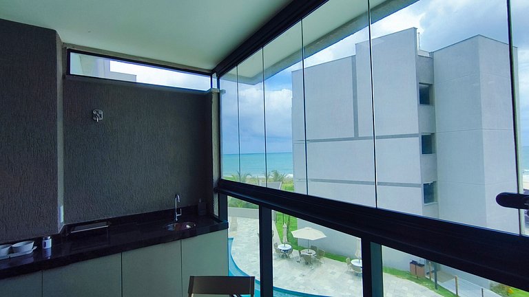 Carneiros | Studio Vista Piscina | Nomar (B09-D)