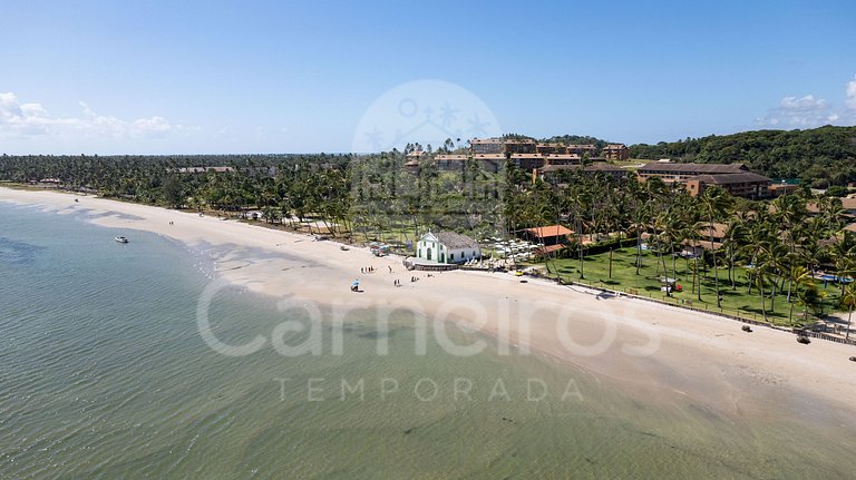 Studio no Carneiros Atlântico - Pé na areia (D234)