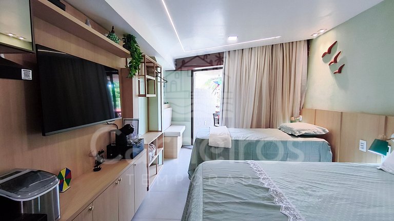 Studio no Carneiros Atlântico - Beira-Mar (D125)