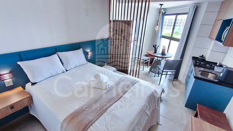 Studio Completo na Praia dos Carneiros (A02-5 Max)