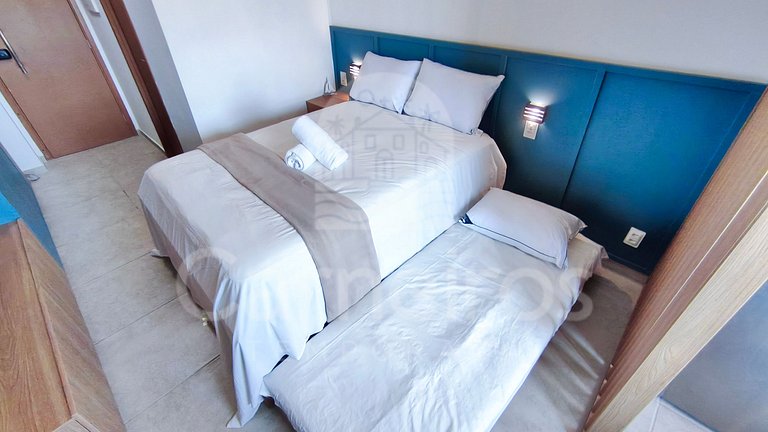 Studio Completo na Praia dos Carneiros (A02-5 Max)