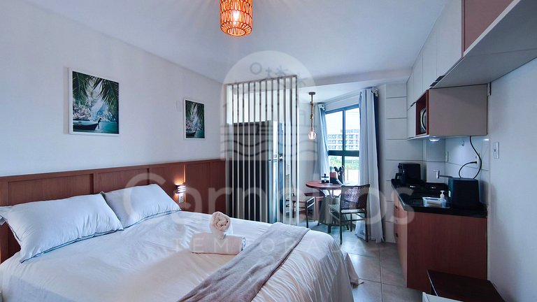 Studio Completo na Praia dos Carneiros (A03-5 Max)