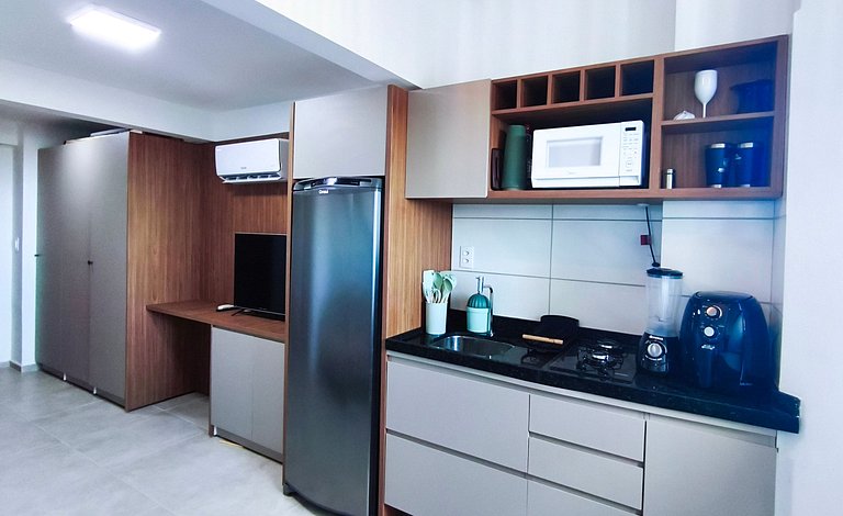 Carneiros | Flat Espaçoso | Max Suites (C10-3)