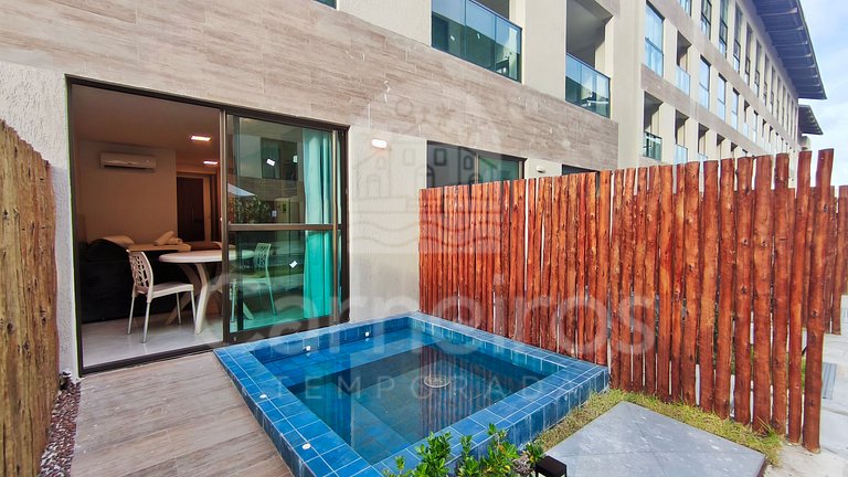 Carneiros | Studio Térreo c/ Piscina | Max (X11-6)