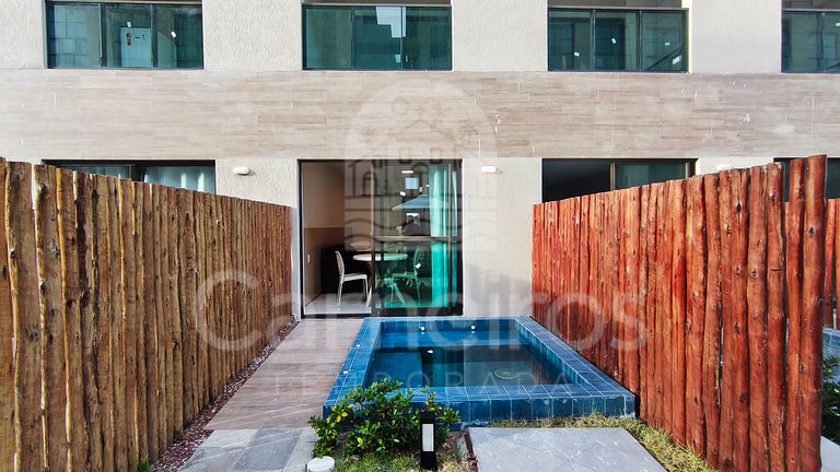 Carneiros | Studio Térreo c/ Piscina | Max (X11-6)