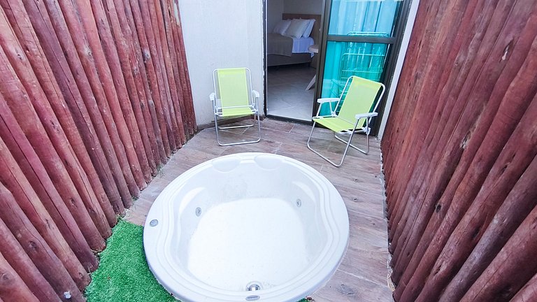 Carneiros | Studio casal com jacuzzi | Max (X08-F)