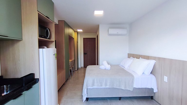 Carneiros | Studio casal com jacuzzi | Max (X08-F)