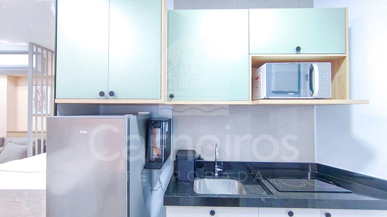 Studio Beira-Mar no Nomar Beach (B03-C)