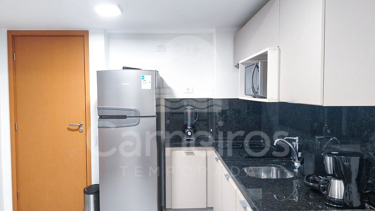 Apto no Carneiros Atlântico - Pé na areia (D019)