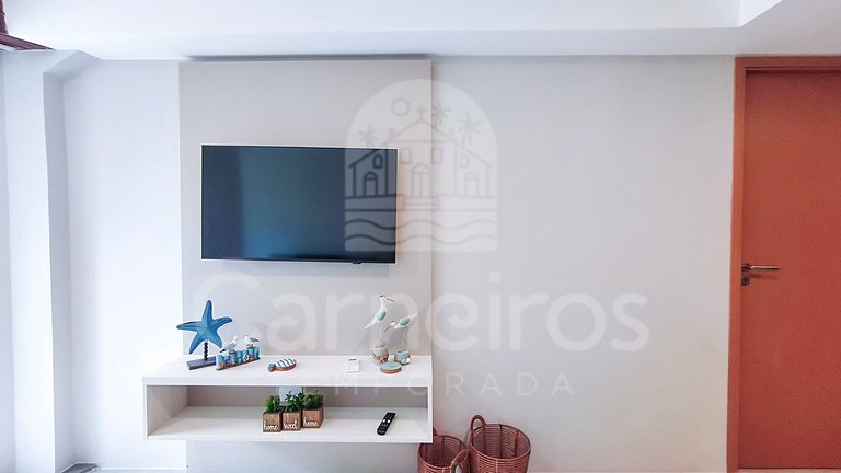 Apto no Carneiros Atlântico - Pé na areia (D019)