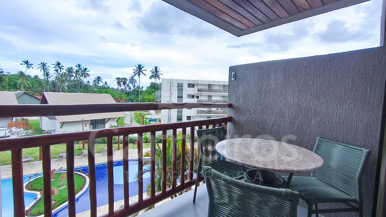 Studio no Carneiros Atlântico - Pé na areia (D228)