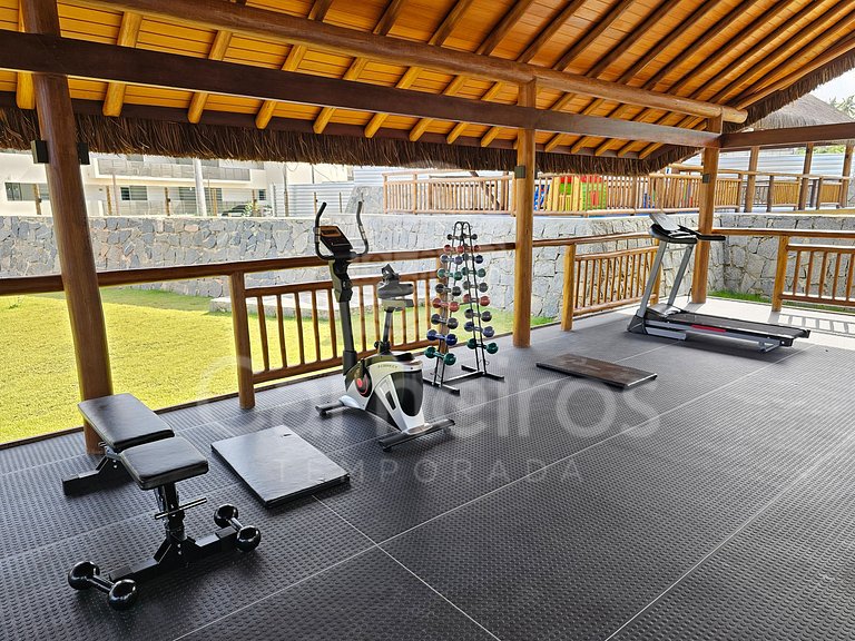 Studio no Carneiros Atlântico - Pé na areia (D228)