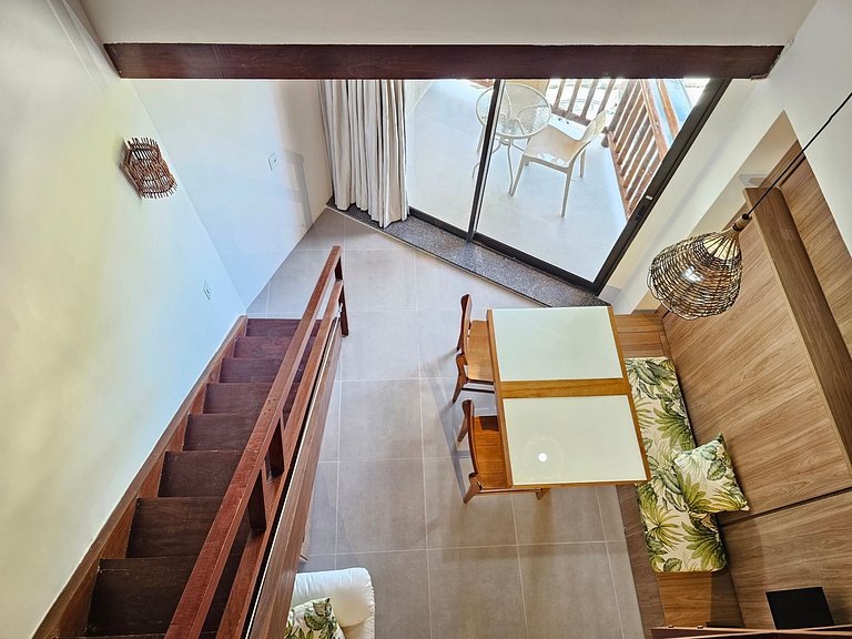 Carneiros | Flat Beira-mar Completo (D323)