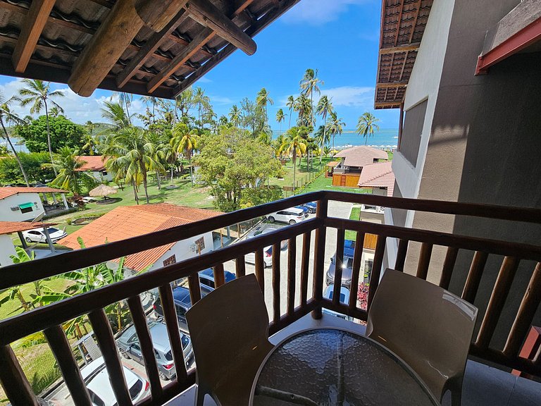 Carneiros | Flat Beira-mar Completo (D323)