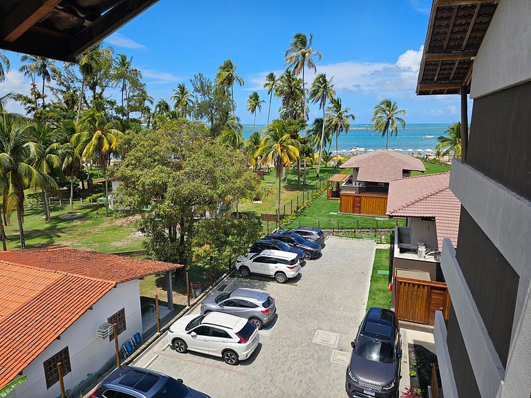 Carneiros | Flat Beira-mar Completo (D323)