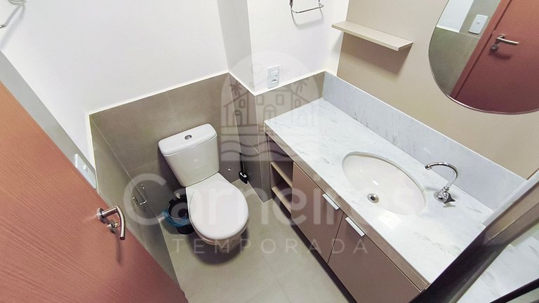 Studio no Carneiros Atlântico - Beira-Mar (D130)